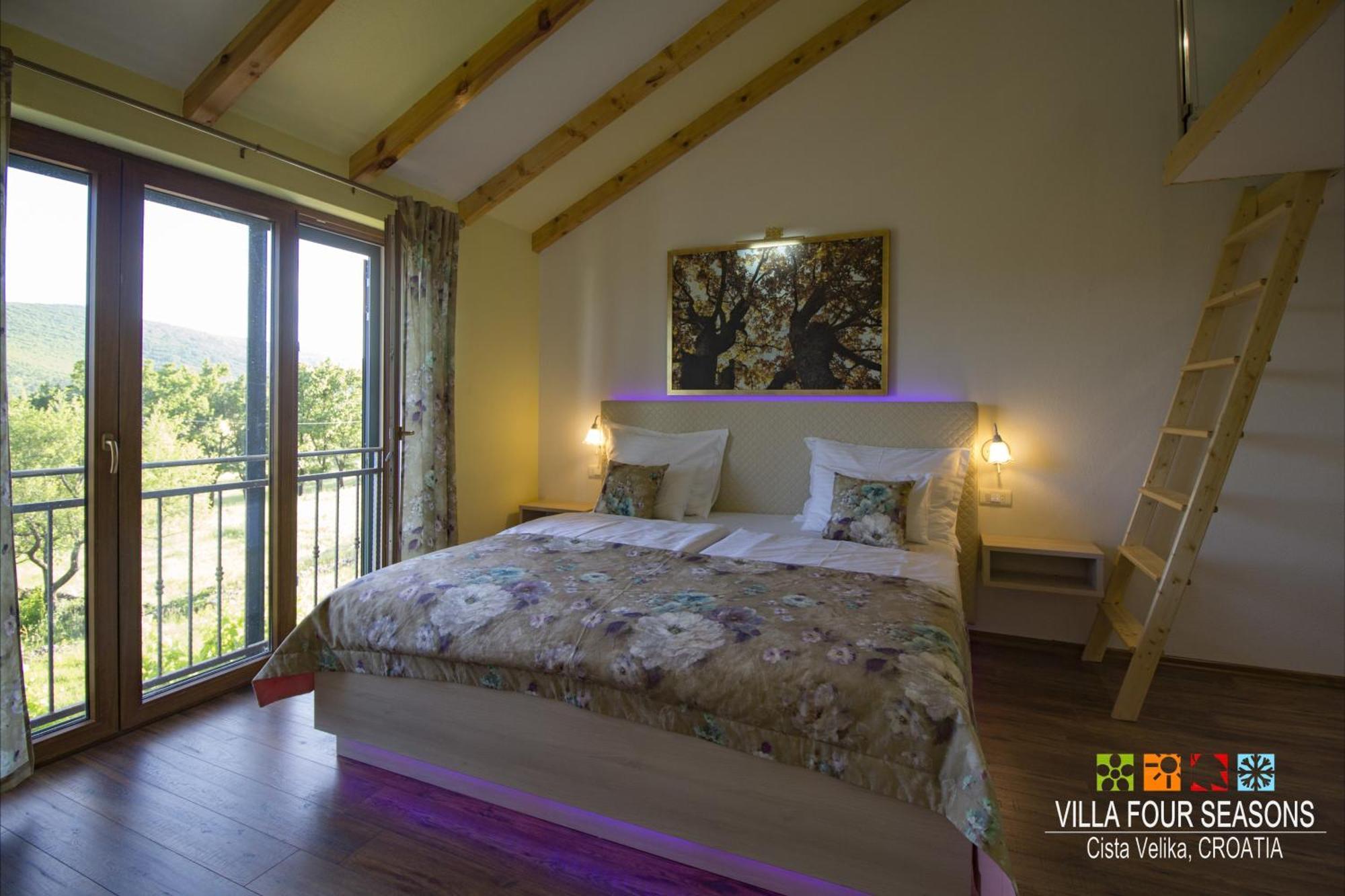 Villa Four Seasons, Heated Pool And 3 En-Suite Bathrooms Velika Čista Exteriör bild